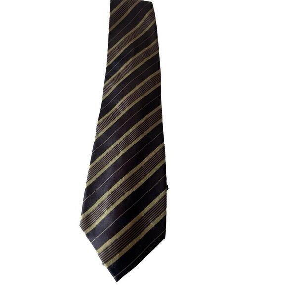 Bergamo New York repp silk tie - Picture 2 of 4